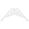 Ekena Millwork Pitch Carrillo Architectural Grade PVC Gable Pediment, 72"W x 42"H x 1"P (14/12) GPP072X042X100CRL - alternate 3